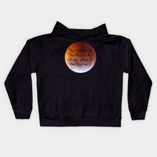 Halloween Full Moon and No Ghouls Kids Hoodie